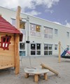 Kindergarten in Modulbauweise mit Putzfassade