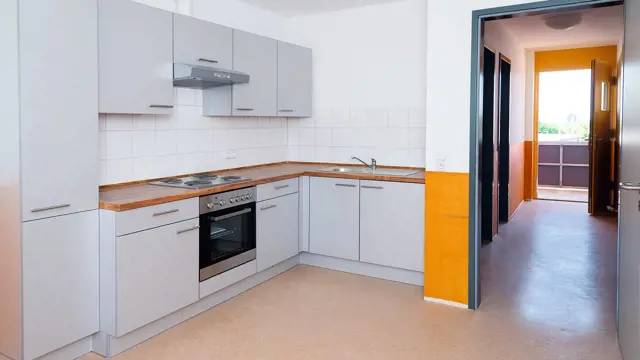 Wohnung in Asylunterkunft