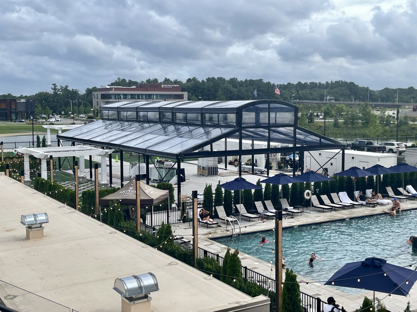 Levo Arcum utilis&eacute; pendant un &eacute;v&egrave;nement estival