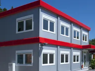 Mietcontainer zweigeschossig