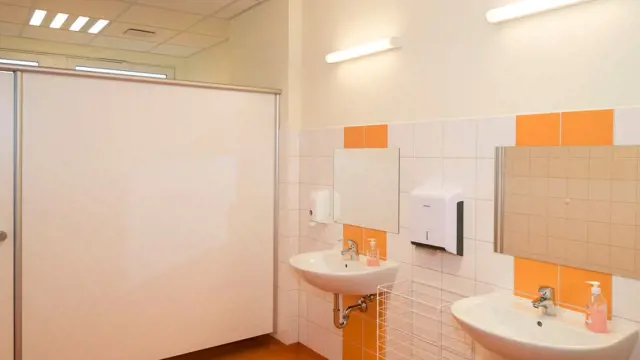 Sanitärcontainer Innenansicht