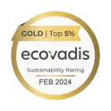 EcoVadis Gold medal Losberger De Boer Feb 2024